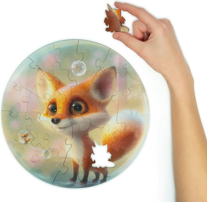 Produktbild Unidragon Bubblezz Fuchs (30 Teile) - Holzpuzzle für Kinder (30 Teile)