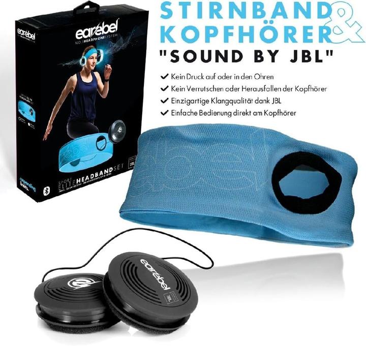 Produktbild Earebel - Elite - Hoofdband maat L/XL - on ear - koptelefoon - sport koptelefoon - hardlopen - fitness fiets (XL)