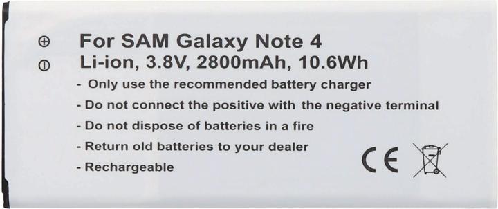 Immagine prodotto AccuCell Batteria di Samsung Galaxy Note 4 con NFC