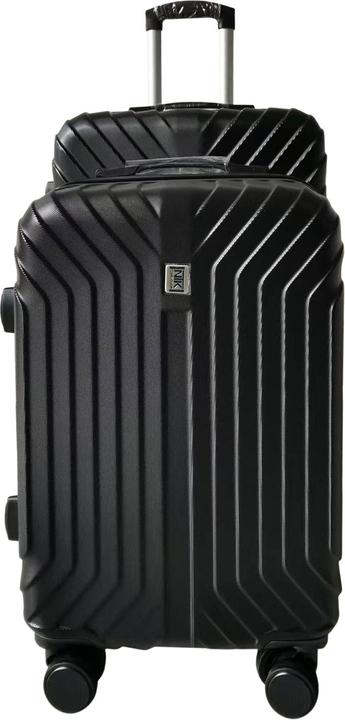 NTK-Collection Hartschalenkoffer 2er-Set Mabell Schwarz (80 l, M (50 - 90l), L (90 - 115l))