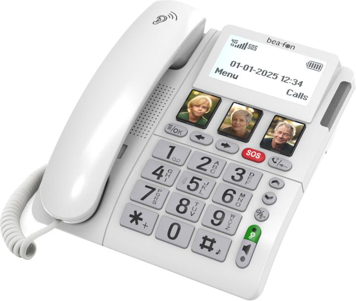 Actual product image Bea-Fon ML10 LTE 4G desk phone with SOS function/ emergency call transmitter