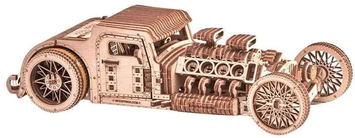 Image du produit Wood Trick Hot Rod - Kit de construction en bois 3D