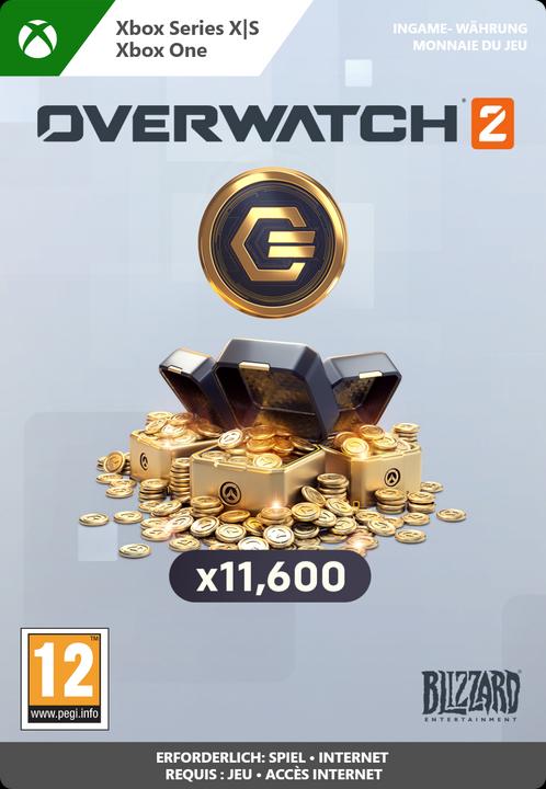 Actual product image Microsoft Xbox Overwatch 2 Coins - 10,000 Download Code
