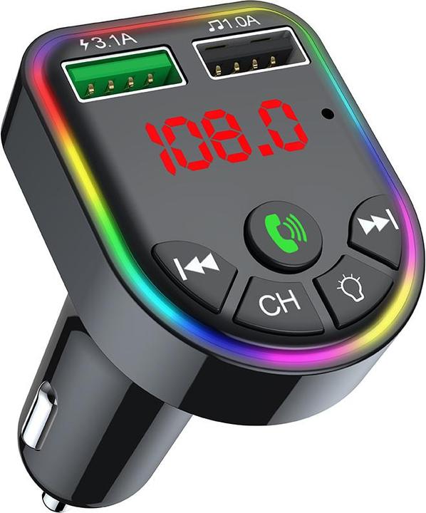 Image du produit Gembird Mobile Charger Car USB 3in1/Fm Transmitter Btt-05