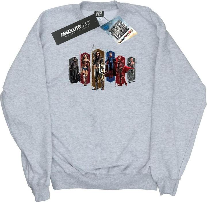 Justice League Movie Team Hexagons Sweatshirt