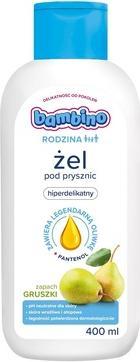 Actual product image NIVEA BAMBINO Rodzina żel pod prysznic Gruszka 400ml