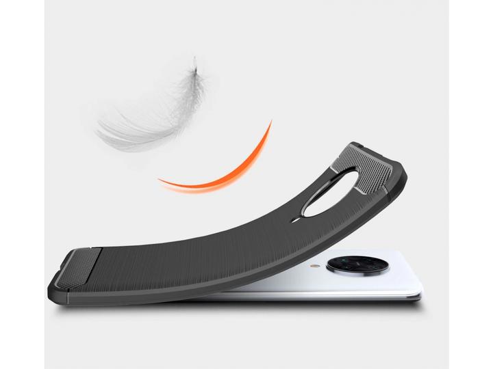 Actual product image Screenguard Xiaomi Poco F2 Pro Cover Carbon Brushed Soft TPU (Xiaomi Poco F2 Pro)