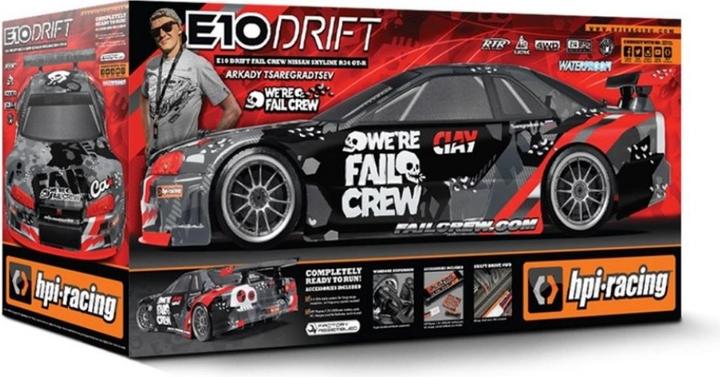 Produktbild HPI E10 Drift Nissan Skyline R34 (RTR Ready-to-Run)
