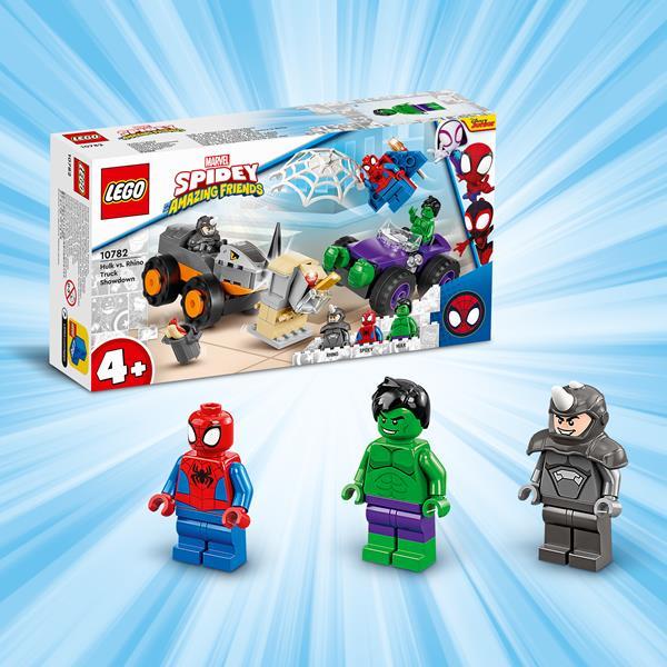 Actual product image LEGO Hulks and Rhino's truck duel (10782, LEGO Marvel)