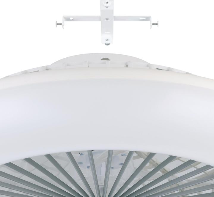 Actual product image EGLO 35144 SAYULITA-L LED triple fan 3x12.6W Ø550mm White Grey Milky controllable light colour di (4800 lm, IP44)