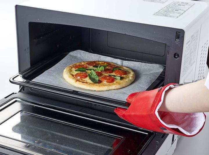 Actual product image Mastrad Baking glove Orka Tex silicone red (Silicone, Cotton)