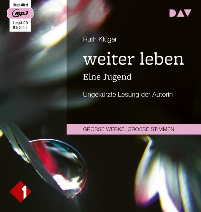 Actual product image live on. A youth (Ruth Klüger, German)