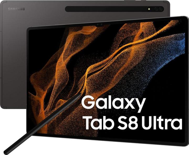 Produktbild Samsung Galaxy Tab S8 Ultra (5G, 14.60", 512 GB, Graphite)