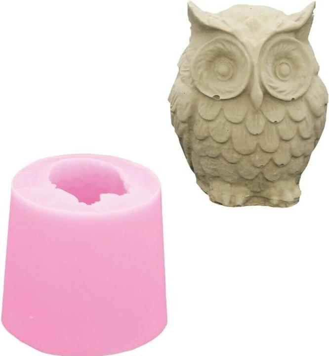 Immagine prodotto Jesmonite Stampo per gufo 5,5 cm x 6,5 cm x 6,5 cm
