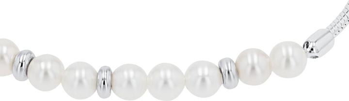 Immagine prodotto S.Oliver Armschmuck für Damen, 925 Sterling Silber, Schmuckstein synth., Silber Beads (20 cm, Argento 925)