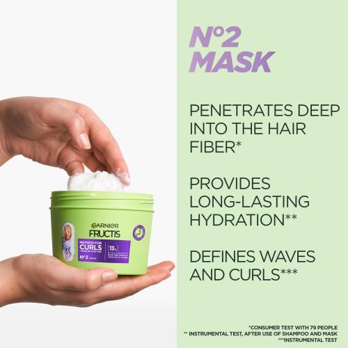 Immagine prodotto Garnier Maschera Fructis Method for Curls per capelli ricci - 370 ml (370 ml)