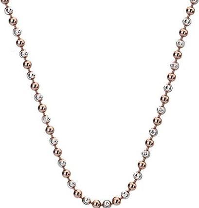 Produktbild Hot Diamonds Silver chain Emozioni Silver and Rose Gold Bead 45 CH019
