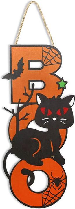 Actual product image Out of the blue Halloween party decoration wooden door hanger