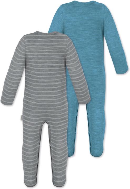 Immagine prodotto Normani Confezione da 2 pezzi di tutina MERINO baby merino "Levin" - 9413 (56)