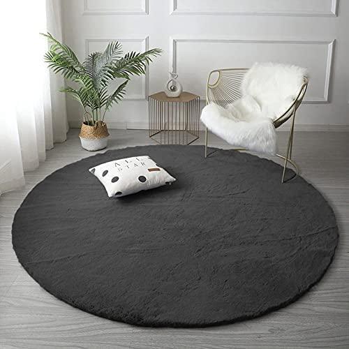Produktbild Strado Round carpet Rabbit 140x140 DeepGrey (gray) universal (Ø 140 cm)