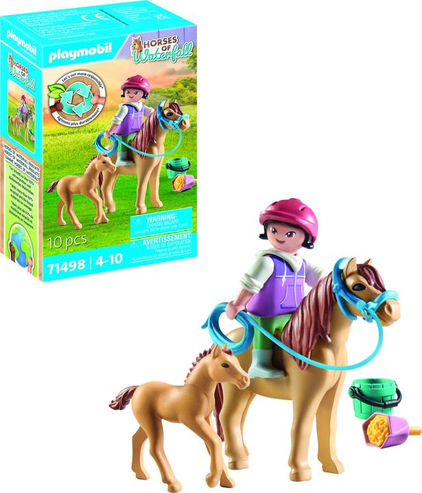 Actual product image Playmobil Child with pony and foal (71498, Playmobil Horses of Waterfall)