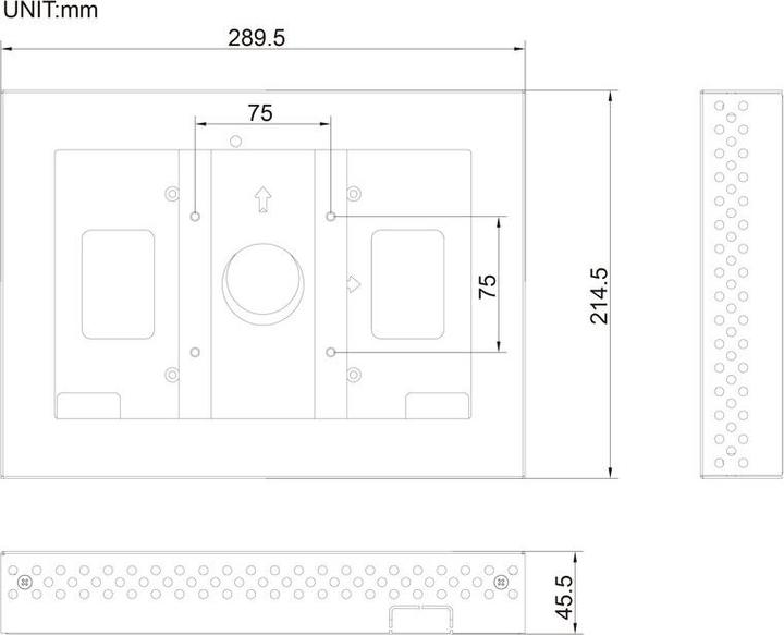 Actual product image DSS Monitor frame,wall mount, 10"/9400