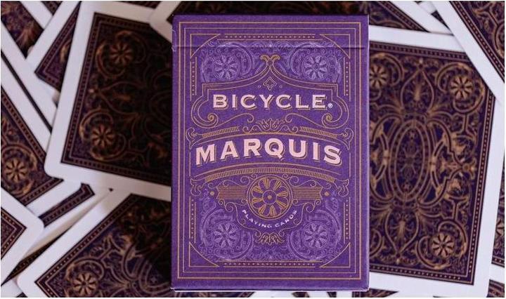 Actual product image Bicycle Marquis cards (English)
