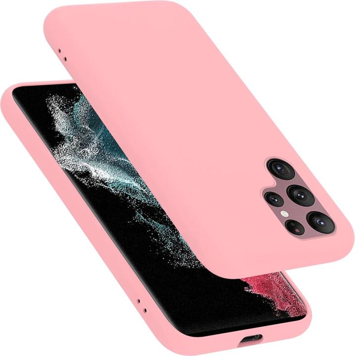Actual product image Cadorabo TPU Liquid Silicone Case Cover (Samsung Galaxy S22 Ultra)
