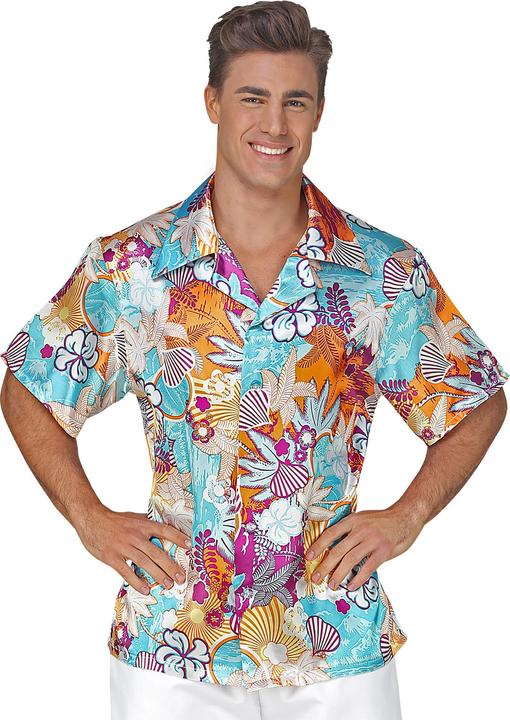 Image du produit Widmann Chemise hawaïenne en satin (XXL)