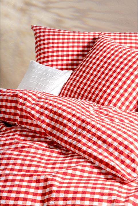Immagine prodotto Night Fashion Controlla il rosso/bianco (Copripiumino, 160 x 210 cm)