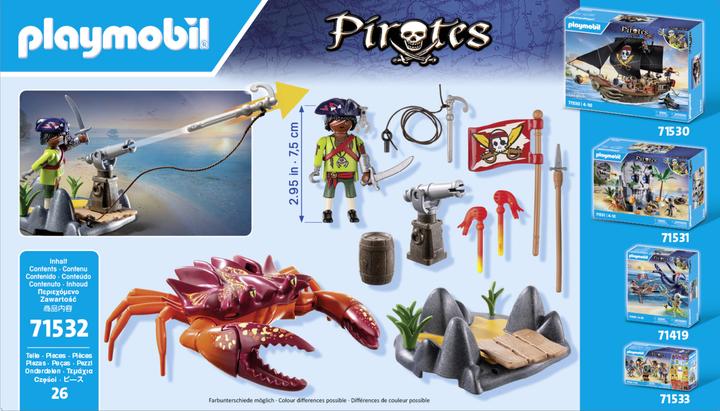 Produktbild Playmobil Kampf gegen die Riesenkrabbe (71532, Playmobil Pirates)