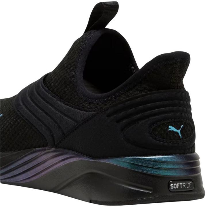 Produktbild No Name Puma Softride Sophia 2 Slip-On Metachromatic Damen Laufschuh schwarz 379590 01 35 5 (37)