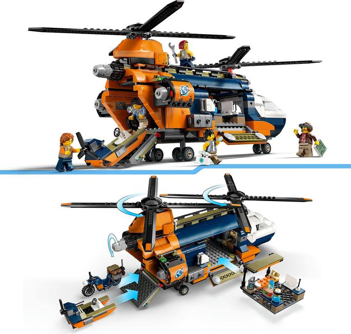 Produktbild LEGO Dschungelforscher-Hubschrauber (60437, LEGO City)
