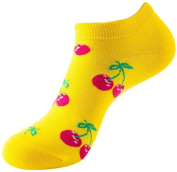 Actual product image Musthaves Knöchelsocken Motiv Kirschen (36 - 43)
