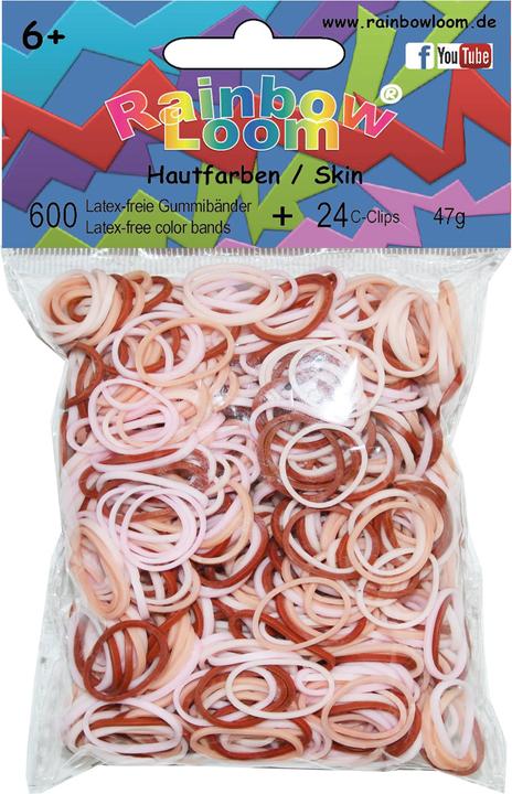 Immagine prodotto Rainbow Loom Elastici colore della pelle (600 pz.)