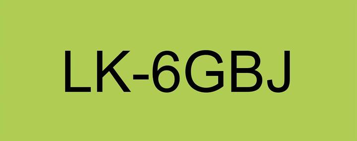 Actual product image Epson Matte Green/Black 24mm LK-6GBJ (2.40 cm, Green)
