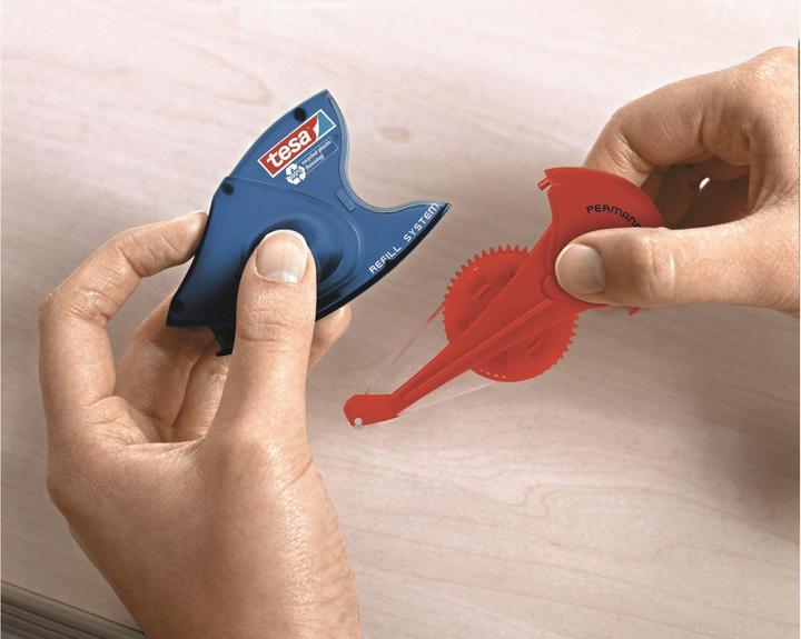 Actual product image tesa Adhesive roller permanent, refillable