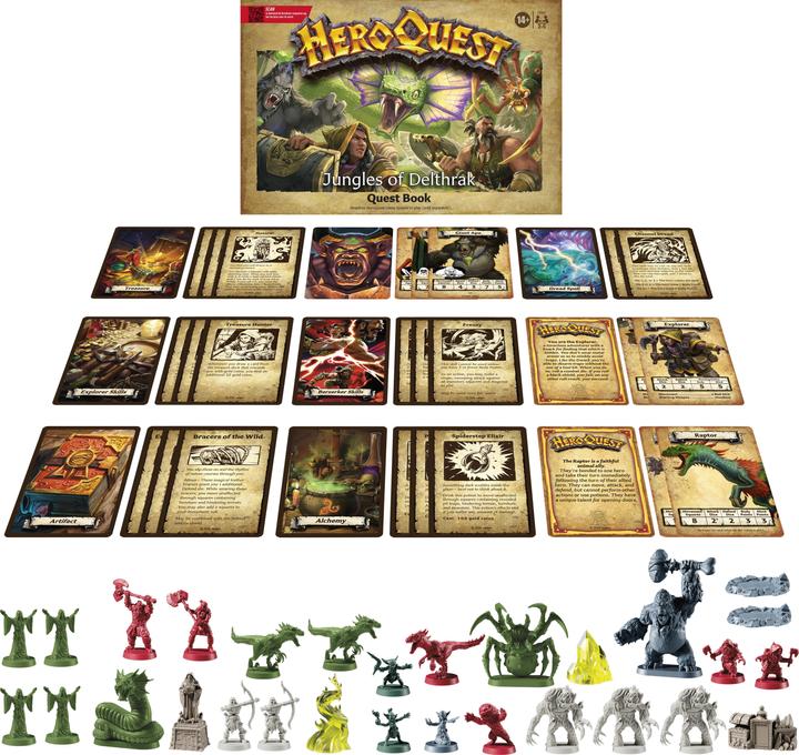 Produktbild Hasbro HeroQuest Brettspiel-Erweiterung Jungles of Delthrak Abenteuerpack *Englische Version* (Englisch)
