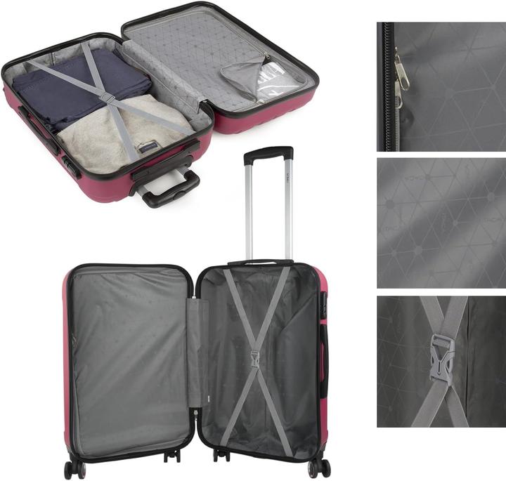 Actual product image Itaca 2-teiliges Reisekoffer-Set (54 l, Hand luggage (up to 50 litres), M (50 - 90l))