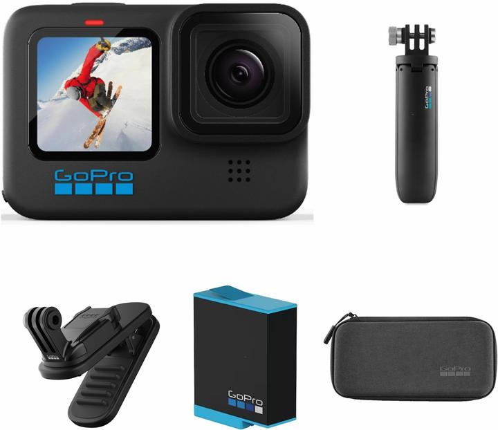 Actual product image GoPro HERO10 Bundle (128GB MicroSDXC) (60p, GPS, Bluetooth, Wi-Fi)