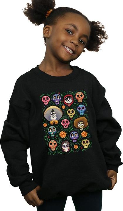 Produktbild Disney Coco Heads Pattern Sweatshirt Mädchen (116)