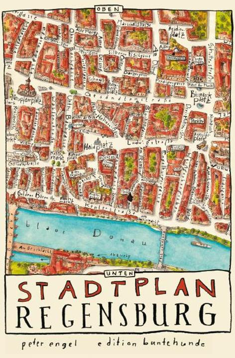 Actual product image City map of Regensburg