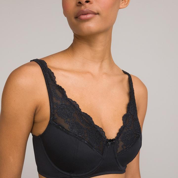 Image du produit La Redoute Collections Soutien-gorge minimiseur Anthea en dentelle (105 D)