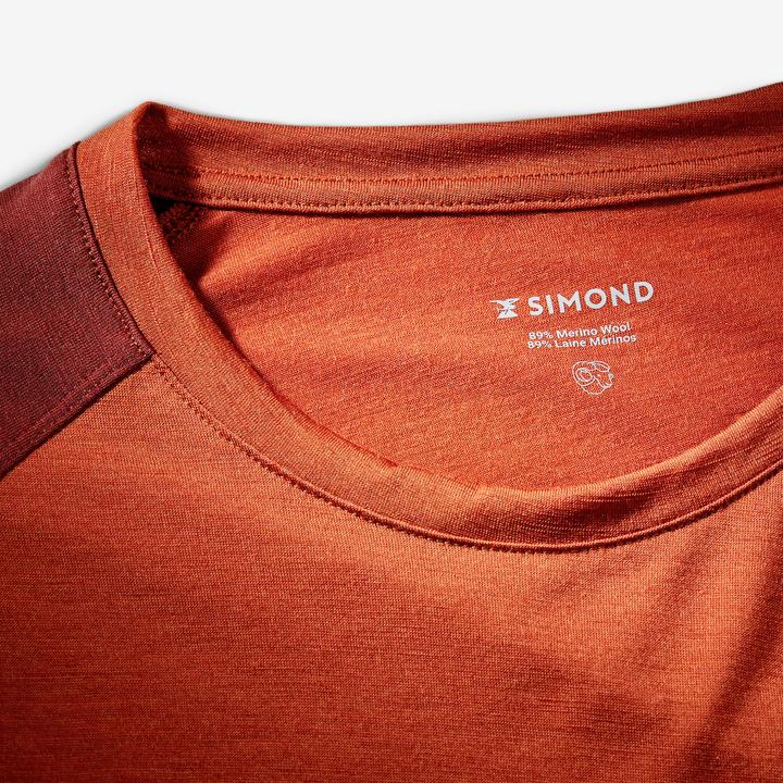 Produktbild Simond T-Shirt Herren Merinowolle - Merino Resist braun (S)