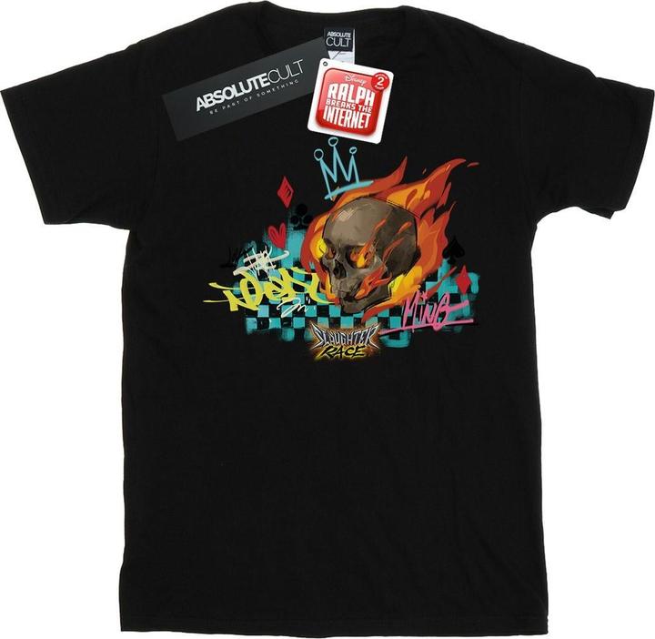 Image du produit Disney - T-shirt WRECK IT RALPH RACE SKULL - Femme (S)
