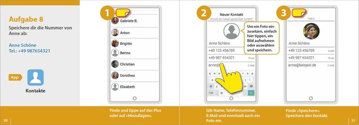 Image du produit Smartphonekurs für Senioren – Das Kursbuch für Android Handys (Allemand, Gabriele Bruckmeier, 2023)