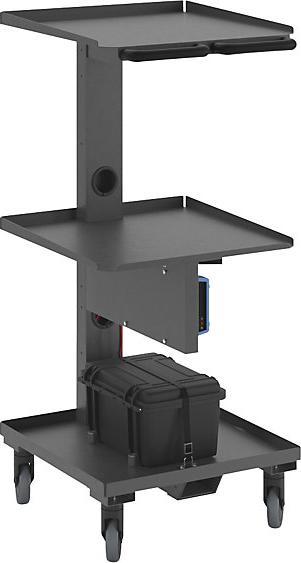 Image du produit kaiserkraft Poste de travail mobile avec alimentation électrique intégrée, pour applications (50 kg)