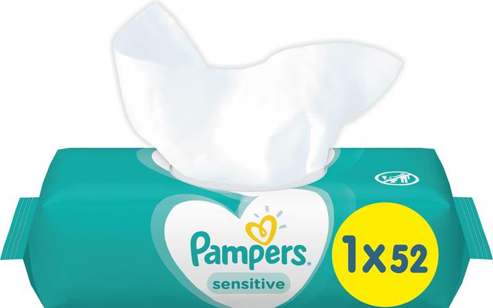 Actual product image Pampers Sensitive (52 Piece)