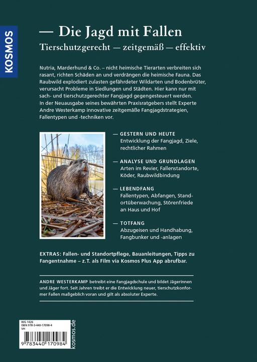 Produktbild Kosmos Praxishandbuch Fangjagd (Deutsch, Andre Westerkamp, 2021)