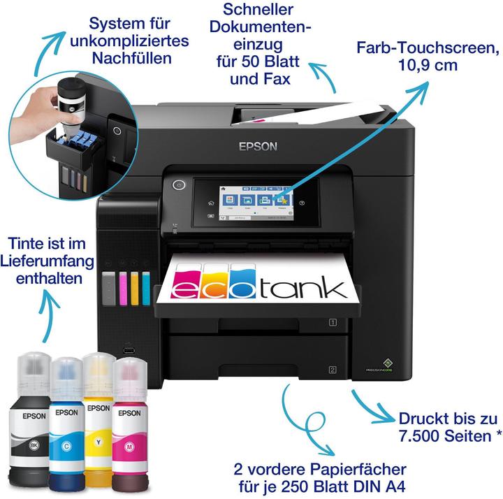 Produktbild Epson EcoTank ET-5855 (Tintentank, Farbe)